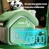 Intelligent Wake Up Device 3 Alarms Clock Adjustable Multifunction Gentle Backlight Display for Students Professional