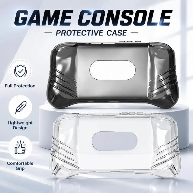 Transparent TPU Protective Case For MiniLoong Pocket 1 Handheld Game Console Ergonomic Grip Shell Protector Game Accessories