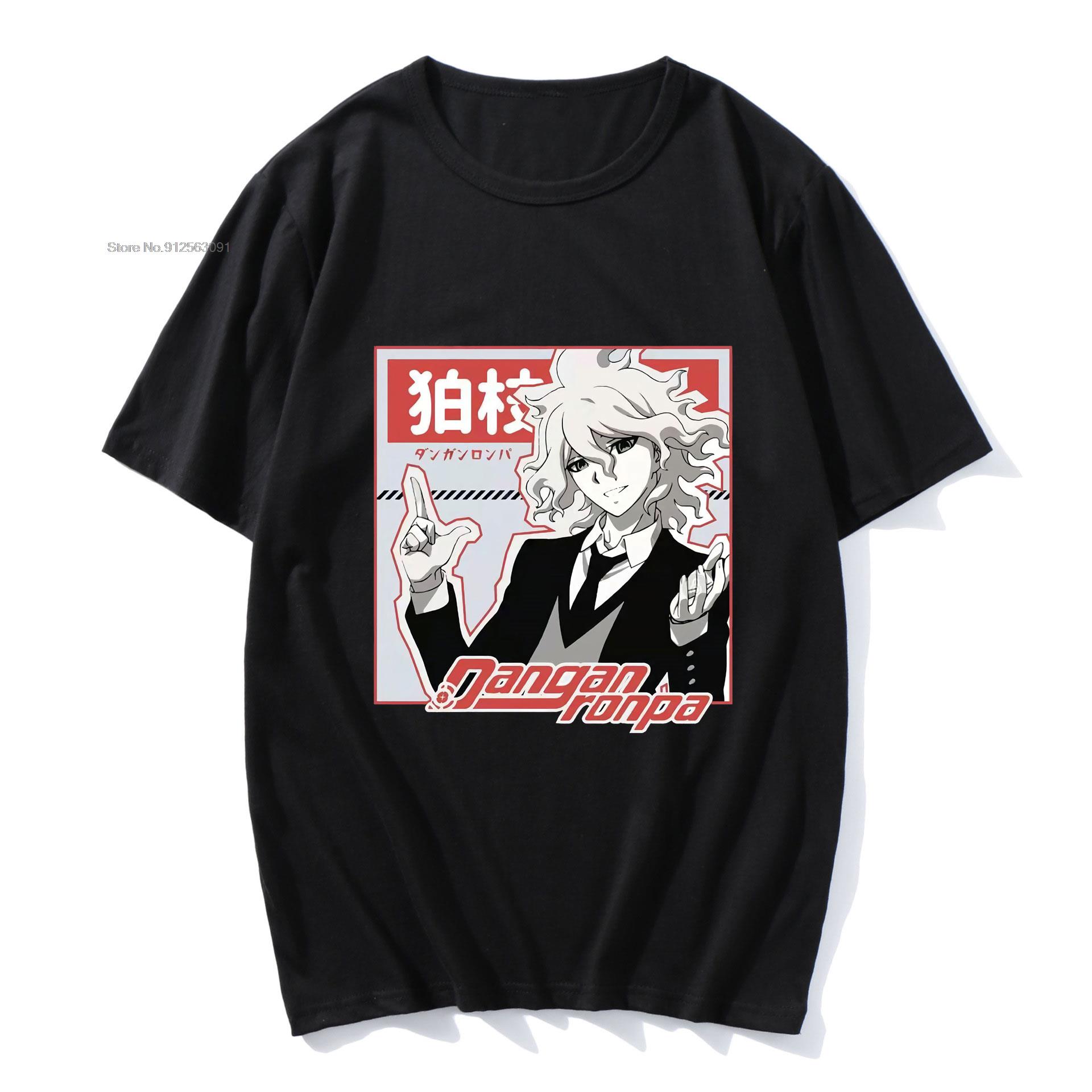 

Danganronpa Comics Ouma Kokichi Pattern Tshirt Tops Men Women Hip Hop Harajuku Short Sleeve Unisex Kawaii ShortSleeves Tshirt... 5XL різнокольоровий