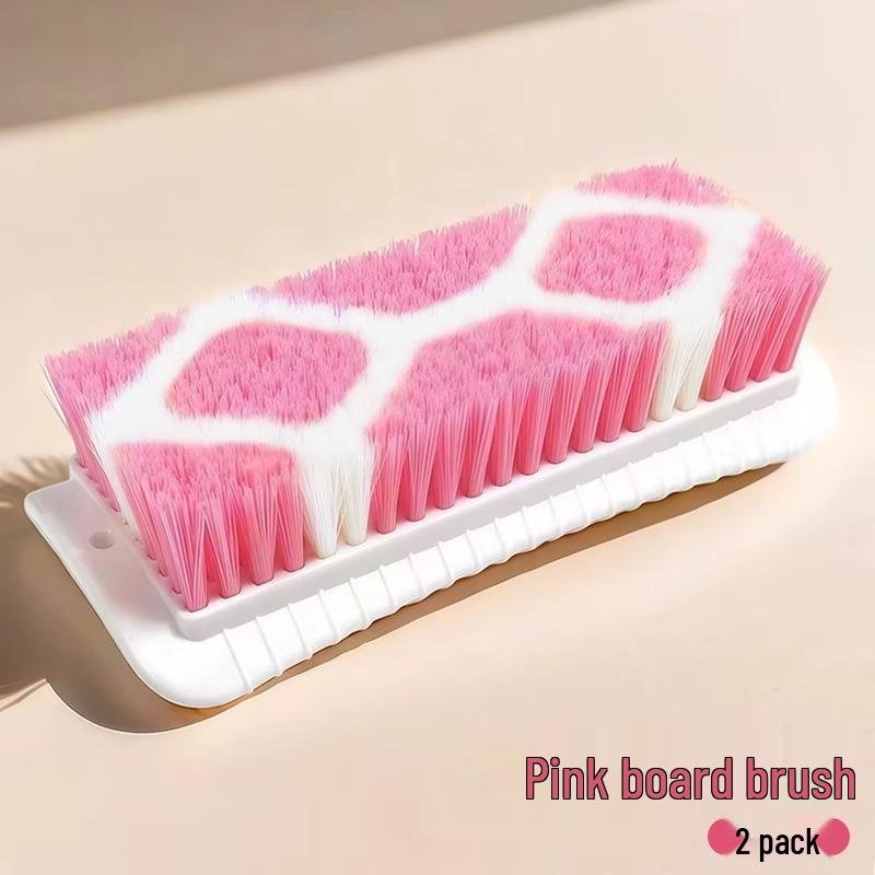 Durable Hard-Bristle Shoe Cleaning Brush with Extended Handle