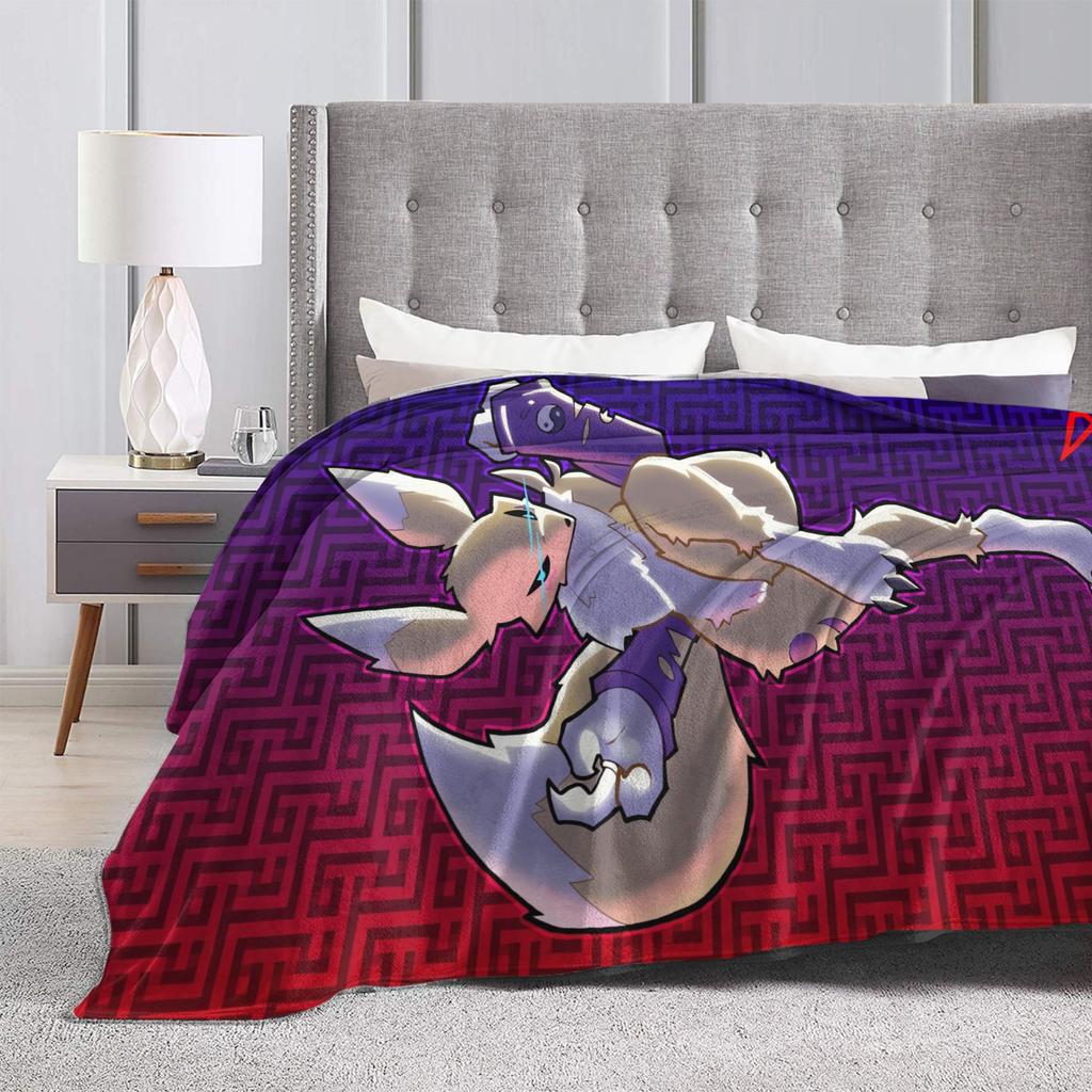 Soft Warm Blanket Child Airplane Travel Digimon Adventure Throw Blanket  Flannel Bedspread For Home Decor Fashion Sofa Bed Cover