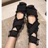 Women Ballet Dance Shoes Flats Square Toe Designer Shoes Elegant Autumn New Brand Dress Walking Fashion Party Zapatos Mujer