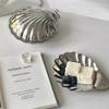 Shell Shape Fruit Snack Dish 304 Stainless Steel Snack Disc Creative Dessert Plate  Home
