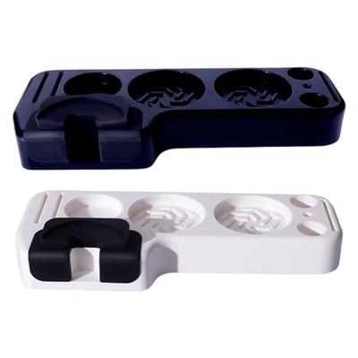 Multifunctional Coffee Accessory Stand Nonslip Base Espresso Tamping Station Space Saving Portafilter Holder