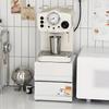 1 Set Metal Countertop Storage Box with Drawer - Coffee Machine Stand, Tea Bag and Coffee Pod Organizer for Kitchen