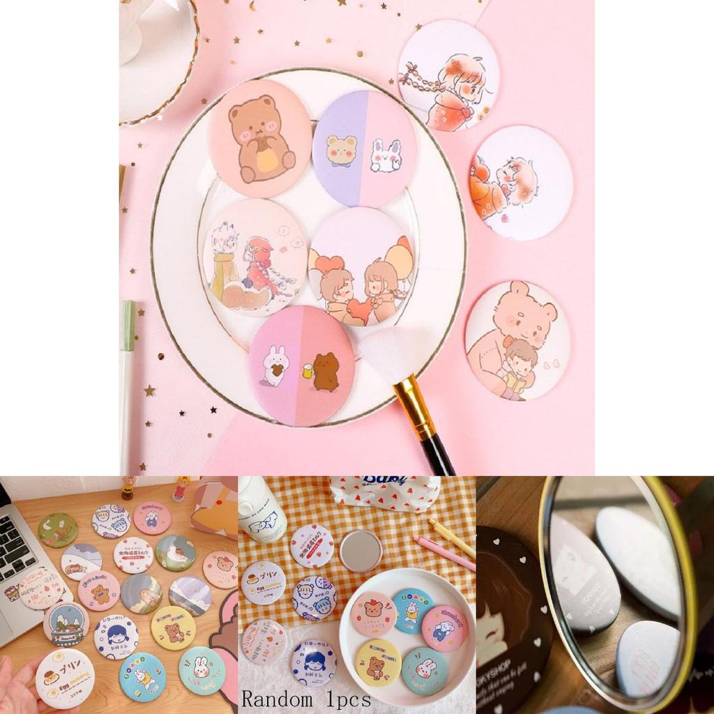 Lightweight Mini Compact Vanity Girls Mirror For Traveling
