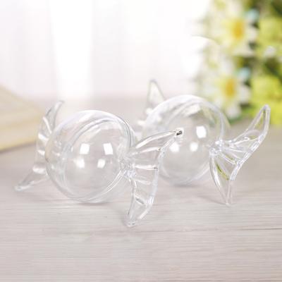 12Pcs/Bag Adorable Detachable Candy Box Acrylic Lovely Candy Shape Chocolate Box for Home