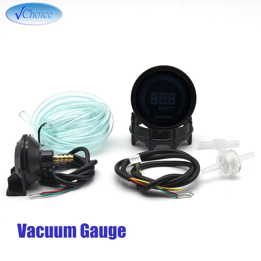 2" 52MM Digital Car gauge Tachometer BAR PSI Boost Vacuum Water Temp Oil Temp Oil Press Voltmeter Air Fuel Ratio EGT Temp meter