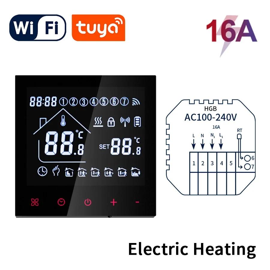 Tuya WiFi Heizthermostat Elektrische Fußbodenheizung Wasser-/Gaskessel Temperatur RC Für Alice Alexa Google Home Smart Life Yandex