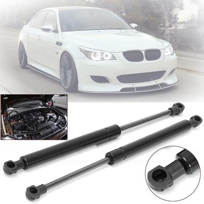 2x Black Bonnet Hood Lift Support Shock Strut Kit For BMW E60 E61 525i/528i/530i