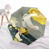 1pc Ducks Rainy Day One Umbrella  a Plastic Hle, Compact  Stylish, with a Vibrant Cartoon Pattern, Perfect  Home, Travel