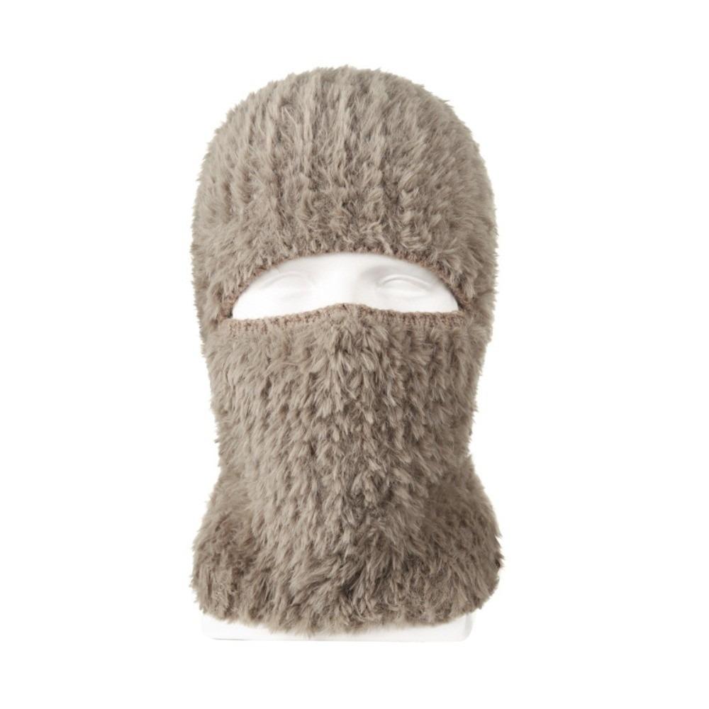 Neck Warmer Full Face Pullover Cap Thickened Ski Knitted Mask Casual Winter Balaclavas Cap Outdoor