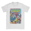Miniso Homem-Aranha Clássico Retrô Comic Hammerhead Masculino Feminino Vintage 2K Gola Redonda Harajuku Camiseta Estampada Oversized