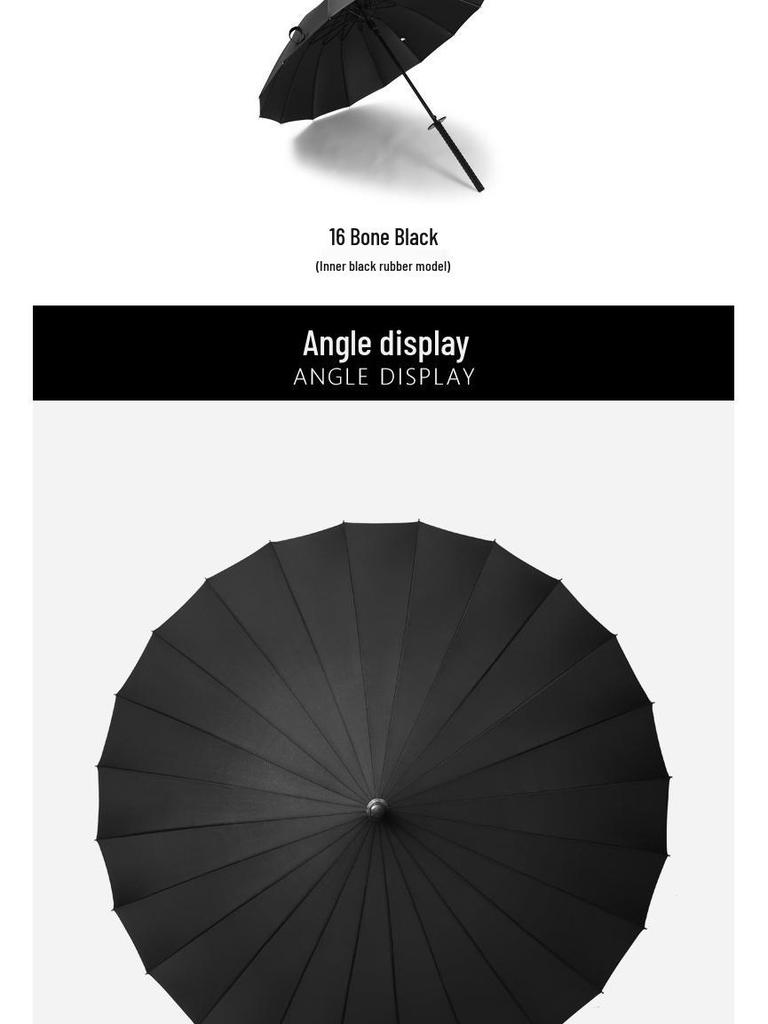 Custom Logo Katana Umbrella: Sun Protection, Semi-Automatic, Straight Handle for Sun and Rain