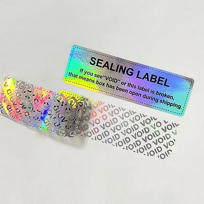 50 stuks garantie beschermingssticker veiligheidszegel broos papier fraudebestendig garantie ongeldig label stickers kleeflabel