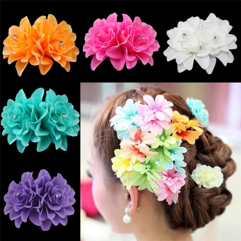 1 buc. Agrafă de păr cu flori pentru femei. Accesorii de păr pentru nuntă