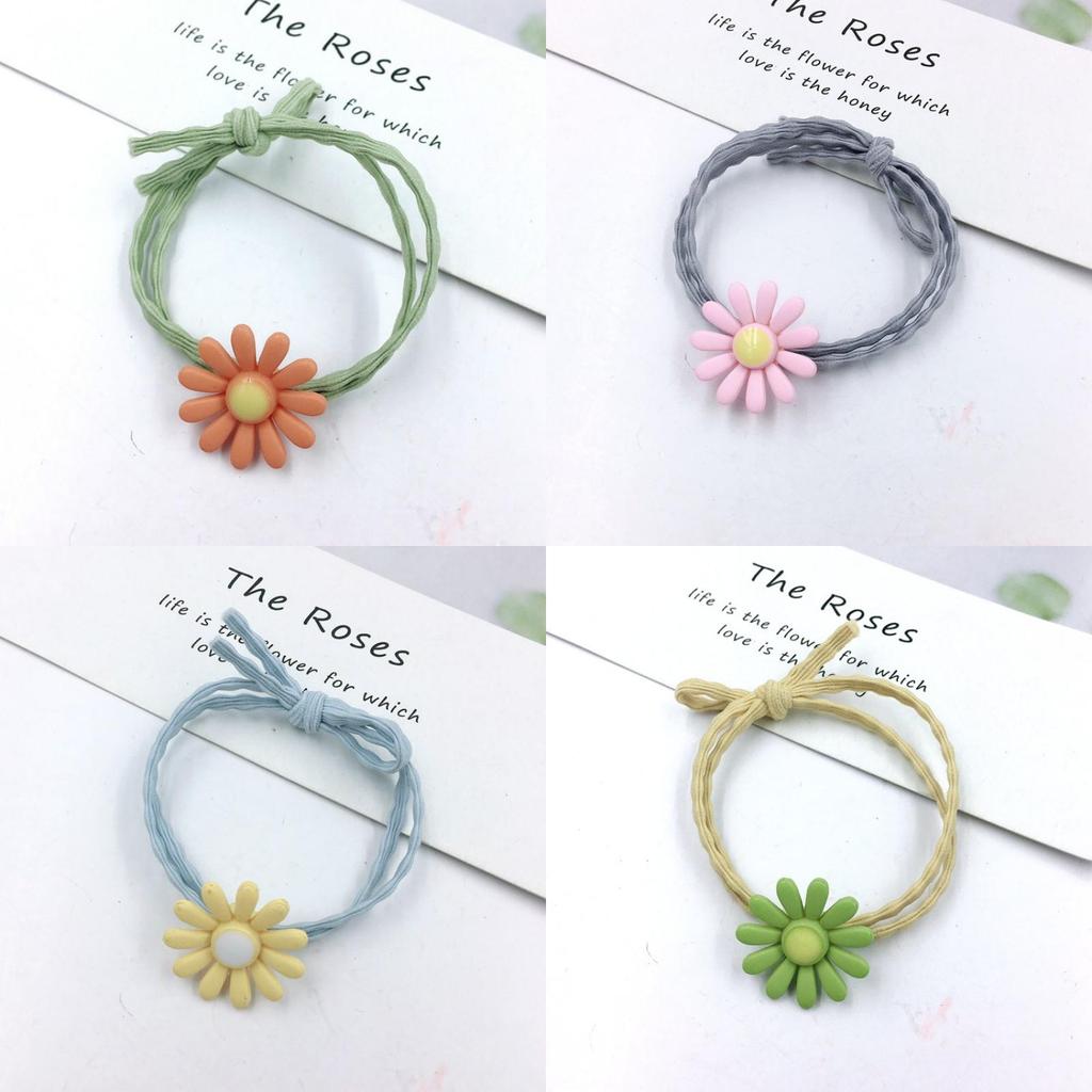 Beautiful Ins Women Daisy Hair Rope Headband With High-elastic Korean Rubber Band