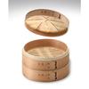 Heist [Steamer] Cedar Steamer with Induction Cooktop, Set of 2 Steamers and 1 Lid, Commercial Use, Includes 20 Steamer Sheets (Steamer with Pot, Cedar