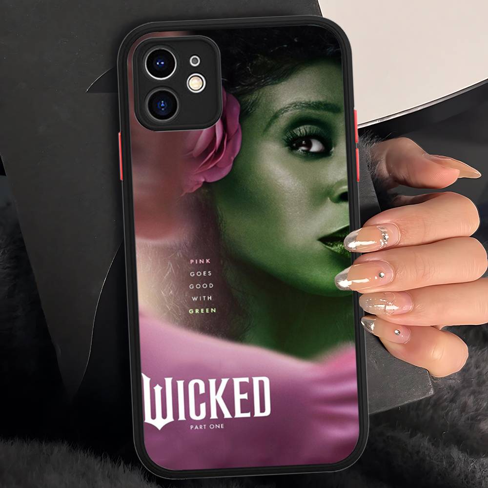 W-Wicked Part One Movie Phone Case For IPhone 16e 16 15 14 13 12 11 Pro Max X XS MAX Plus Spuerstar Matte Cover