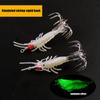 1pc 4g Luminous Blowing Squid Fishing Lures Jig Hook Realistic Crankbait Soft Baits Sea Fishing Tackle Equipment