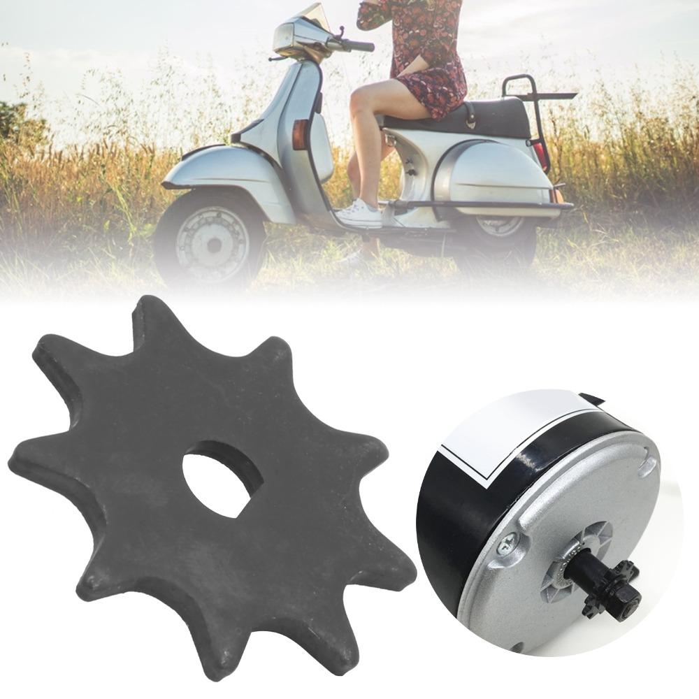Durable D Hole Motor Engine Sprocket 410 9T Metal Chain Sprocket Electric Scooter Sprocket for MY1016 / MY1025 Electric Scooter Black