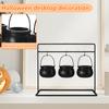 Halloween Party Mini/ Hexenglas Süßigkeitenschale Schwarzer Plastikeimer Ständer Tischschmuck Gartendekoration