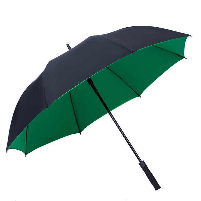 30 "automatic straight handle. Curved handle double layer golf business umbrella Large double men's umbrella windproof umbrella