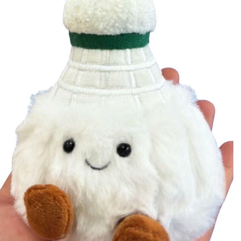 Soft Plush Doll Creative Bag Decor Pendant New Badminton Keychain  Friends Gifts