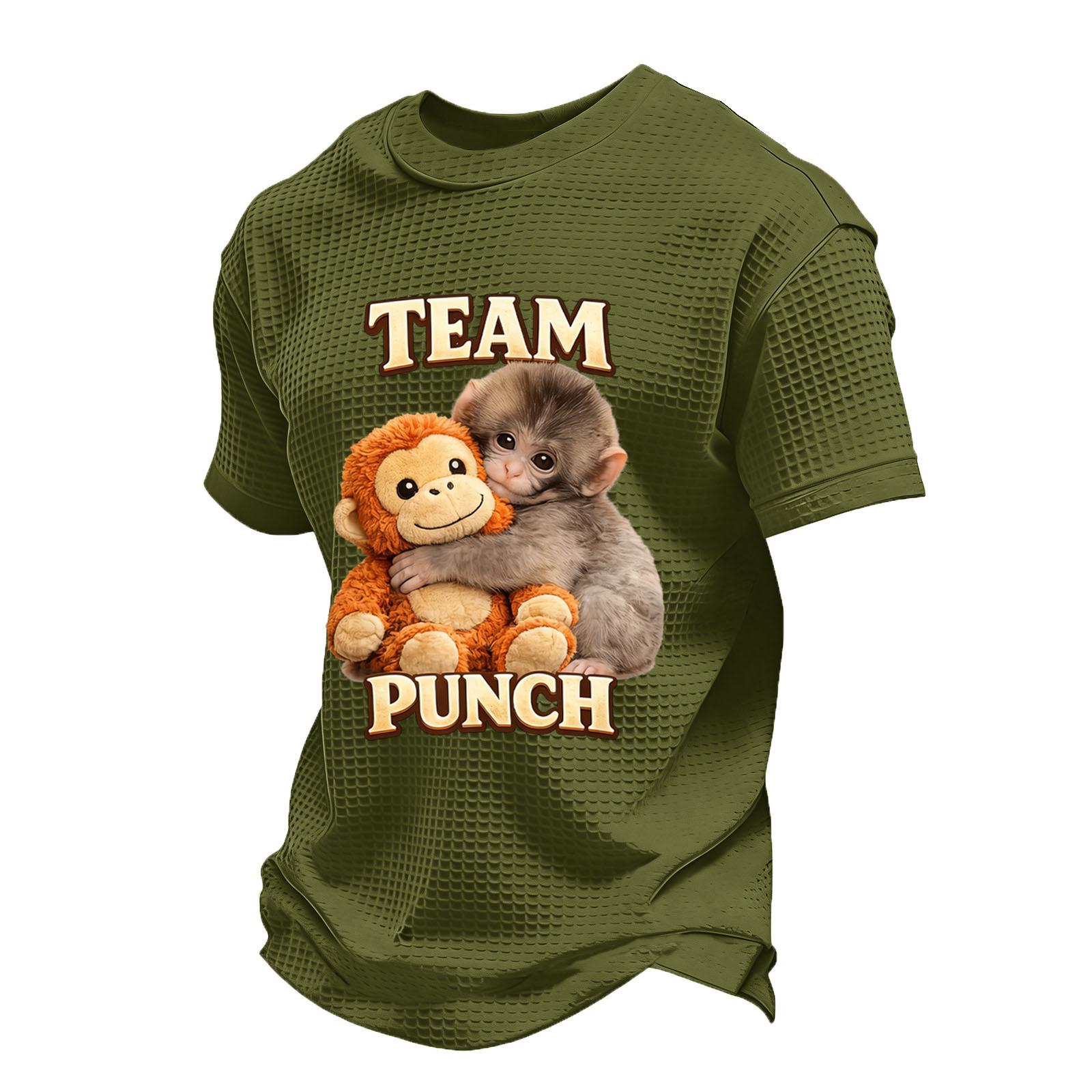 

Мужская повседневная легкая дышащая футболка с круглым вырезом и коротким рукавом L армия зеленый