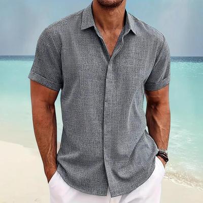 2024 Men's Summer 3D Printed Lapel Shirt