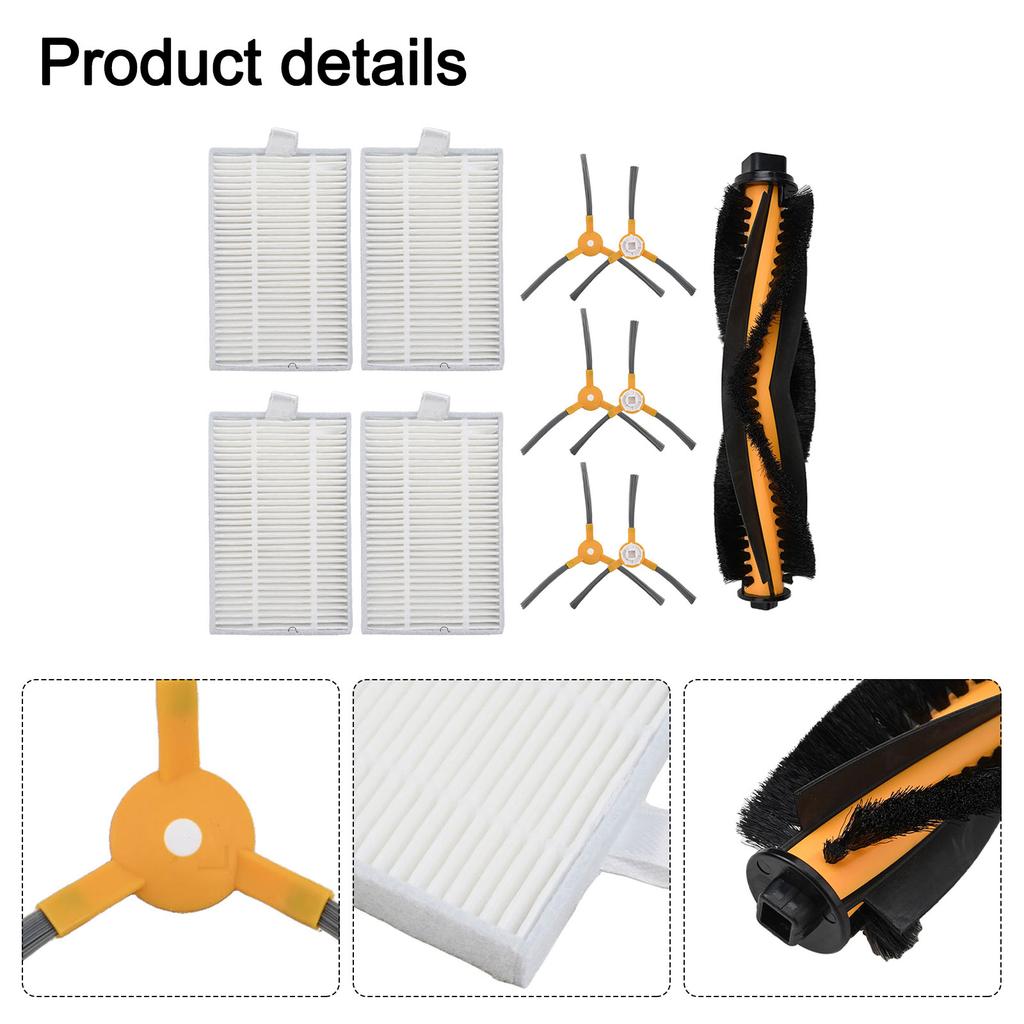 1 Set Main And Side Brush Filter Kit For BObsweep PetHair For SLAM Robot Vacuum Cleaner Replacement Or Spare Part