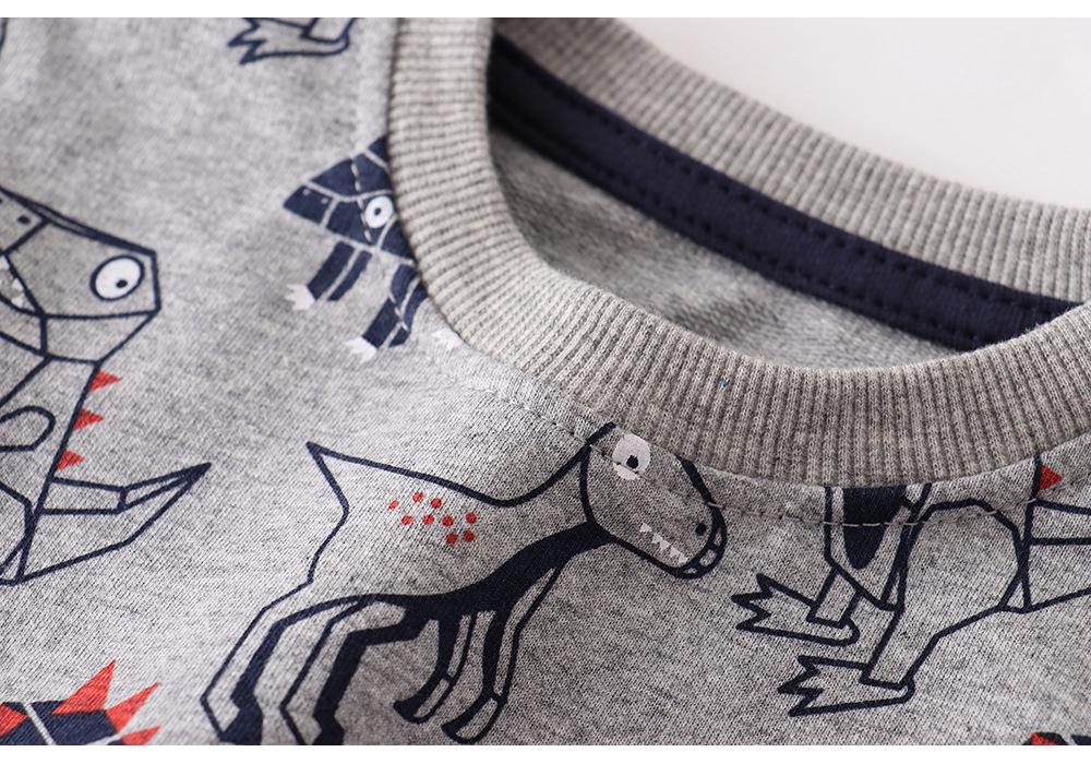 European-Style Children's Long Sleeve Cotton Hoodie for Autumn/Winter