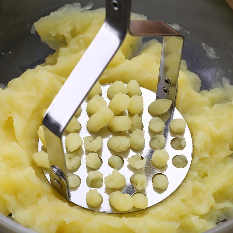 1PC Stainless Steel Potato Mash - Manual Handheld Kitchen Press for Vegetables and Fruits
