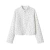2026 Summer New European and American Cross-border Women's Street Fashion Long Sleeve Crew Neck Polka Dot Waist Waist Jacket w08 0520