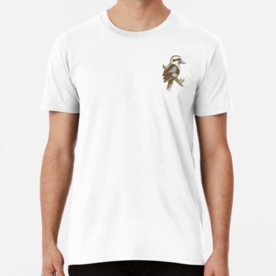 Australske dyr: Kookaburra Premium T-skjorte S til 5XL Laget i AU/USA T-skjorte