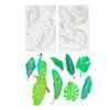 Feather Turtle Maple Back Leaf Peacock Shaped Silicone Mold for Baking Cakes Chocolate and Home Decor Mould