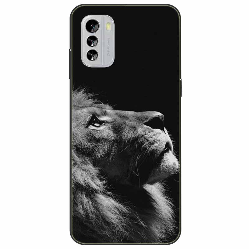 For Nokia G21 Case G11 Capa Silicone Cool Cats Tiger TPU Bumper Protector Soft Black Covers for Nokia G 11 NokiaG21 G 21 Fashion