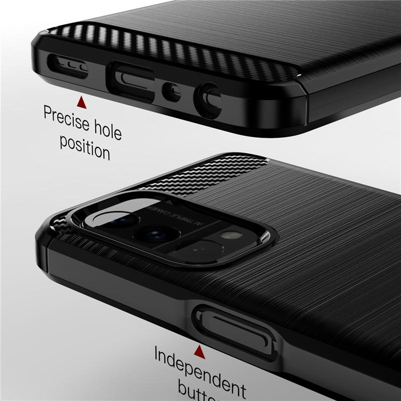 Bara de protectie rezistenta la socuri pentru OPPO A54 5G Husa OPPO A54 A74 A93 5G Husa moale TPU de protectie anti-cadere Husa din spate pentru OPPO A54 5G