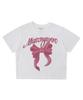 MATCHGLOBE Big Ribbon Crop Top (White)