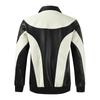 Boys PU Leather Jacket Men's Leather Jacket European and American Large Size Stand-Up Jacket Top