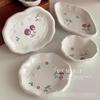 VAKADA 8-Inch Ceramic Versatile Dinner Plates (Set of 2)