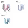 5pcs Acrylic Slipper Rack Wall-mounted Shoe Drying Rack Creative Slipper Hook  Bathroom