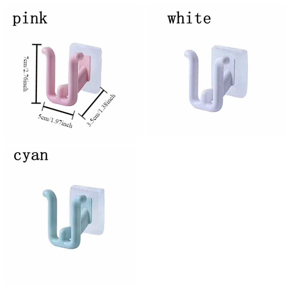 5pcs Acrylic Slipper Rack Wall-mounted Shoe Drying Rack Creative Slipper Hook  Bathroom