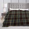 Yellow Tartan Blankets  Warm Novelty Plush Bedding Throws For Boy Girl Couch Chair Flannel Bedspread Bed Cover