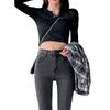 Korean High-waisted Jeans for Women's Spring and Autumn New Fashion, Thin, Tight, Elastic Small-footed Jeans Trend Ins