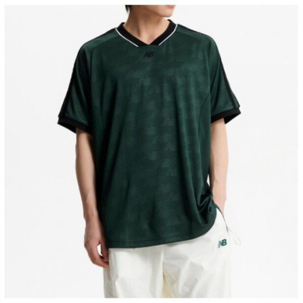 

New Balance Basketball Short Sleeve Jersey Lqj Nbnef21573 62 Green series/100