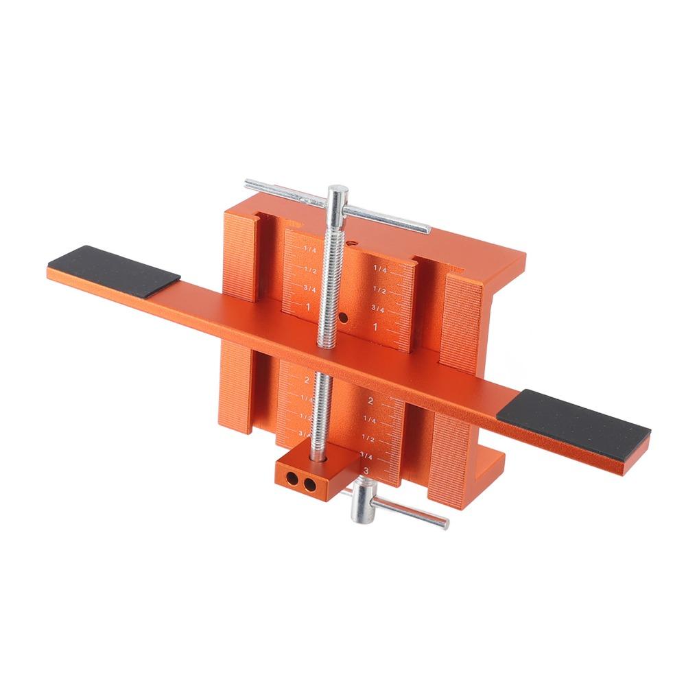 Aluminum Alloy Door Mounting Jig Adjustable Door Hinge Jig Universal Hardware Jig Tool Woodworking