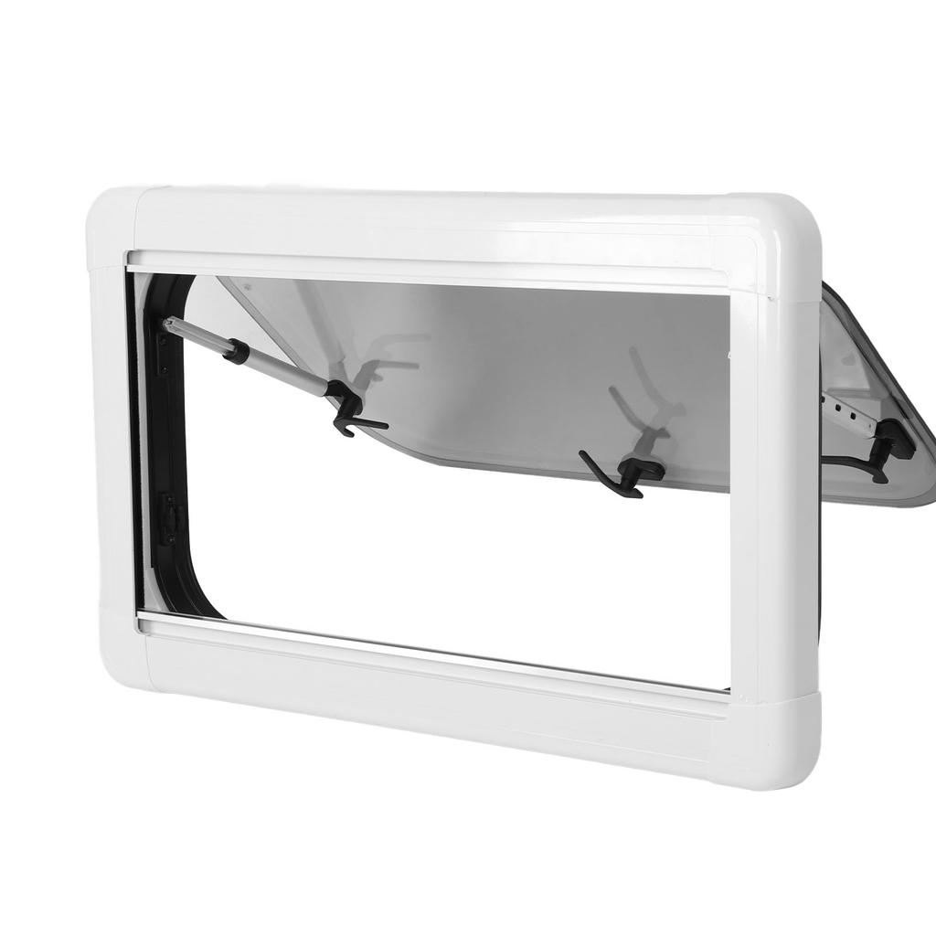 RV Window L700 H400mm with Screen Sunshade Double Layer Acrylic Glass Anti UV Push Out Window for Motorhomes Campers