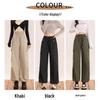 Women's Autumn High-Waist Parachute Cargo Pants