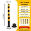 Reflective Anti-Collision Car Stopper Steel Warning Post